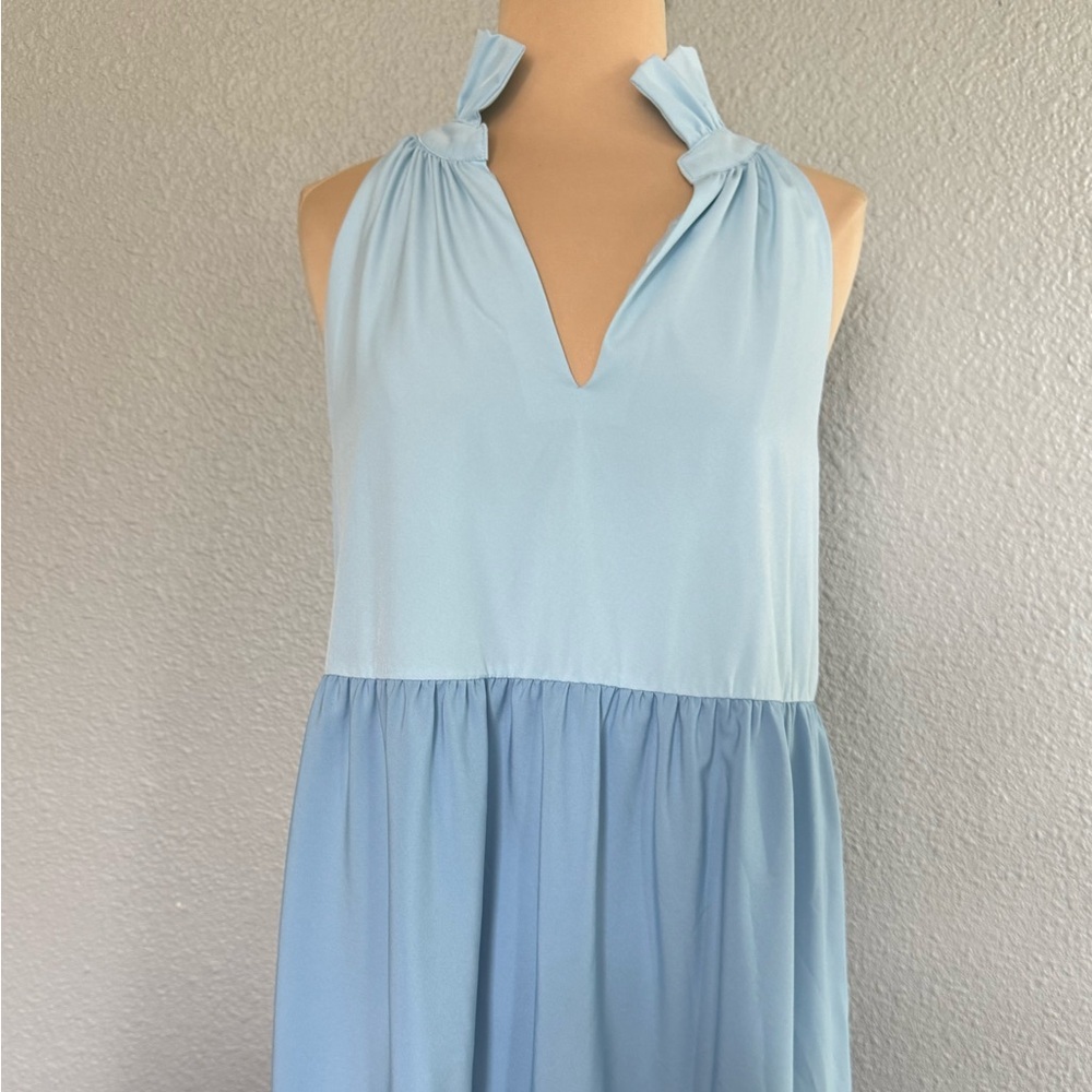 SSYS The Regan Maxi Colorblock Tiered Dress Size Small - Picture 3 of 9